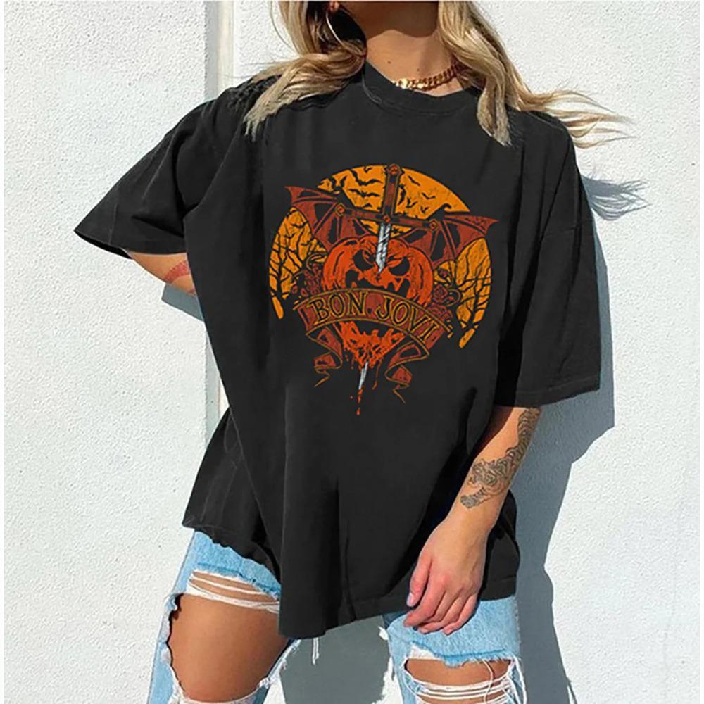 Bon Jovi New Jersey Rock And Roll Fan Graphic T-Shirt